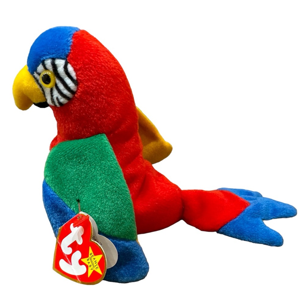 Ty Beanie Baby Jabber The Parrot 🦜 DOB October 10, 1997